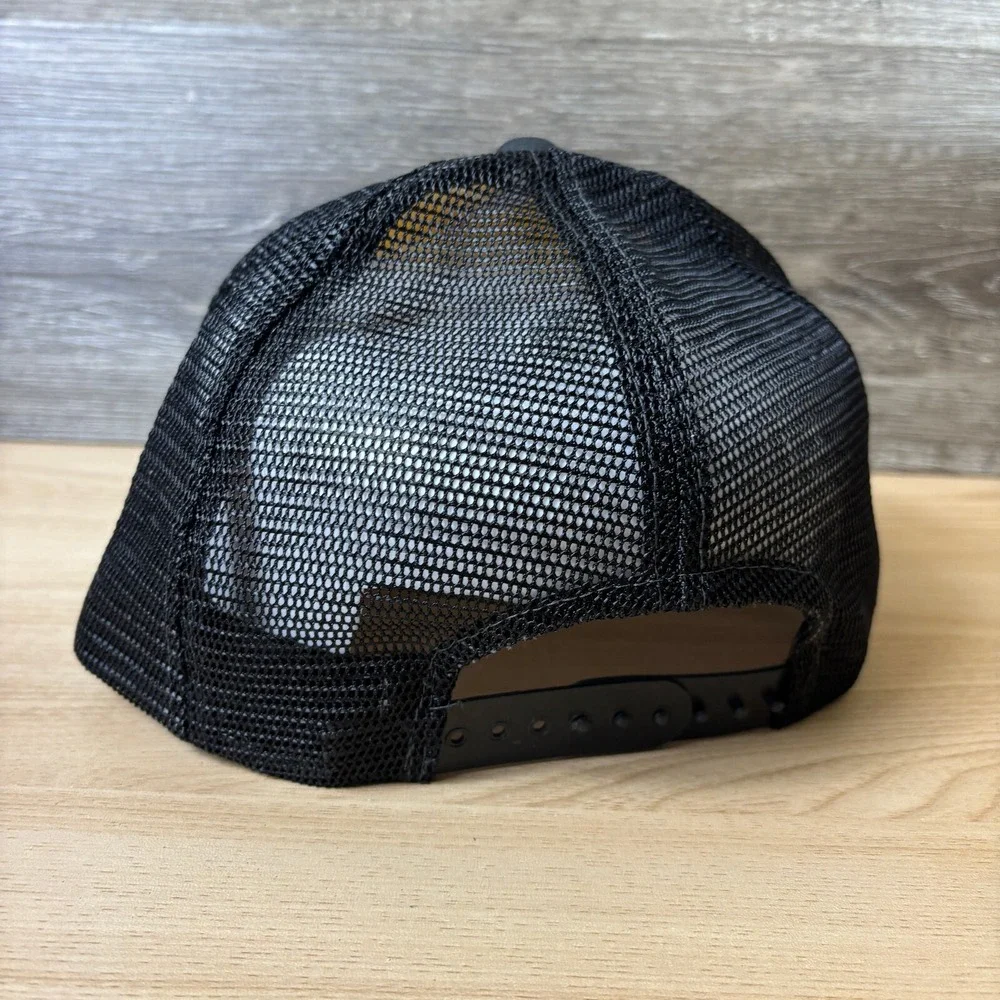 Vintage Sea Isle City Hat Cap Snap Back Black Trucker New‎ Jersey Adjustable